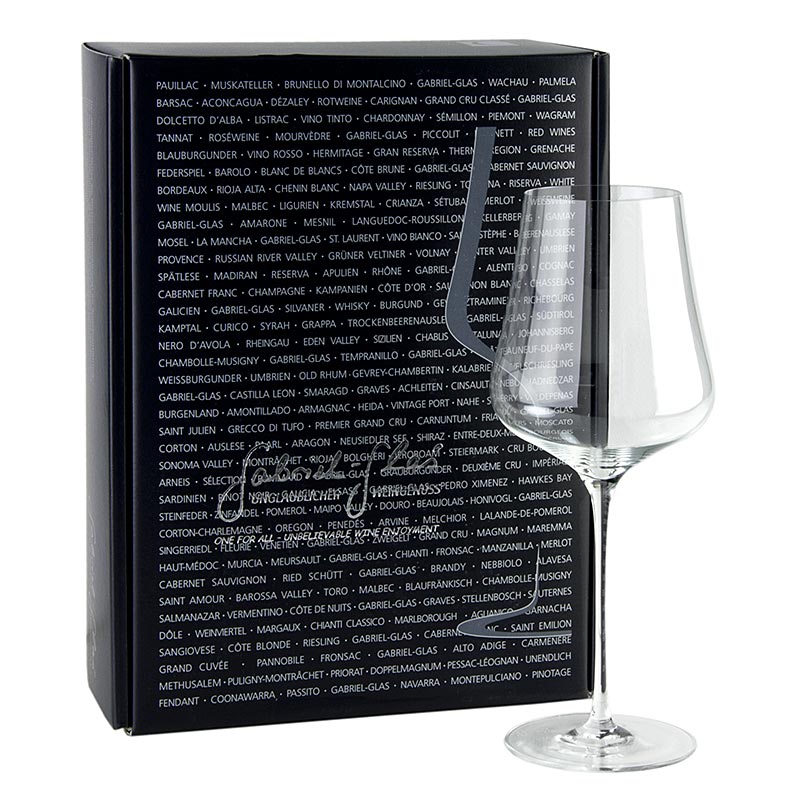 Weingläser im Geschenkkarton, 510 ml, maschinengeblasen, Gabriel-Glas Standard, 2 Stück