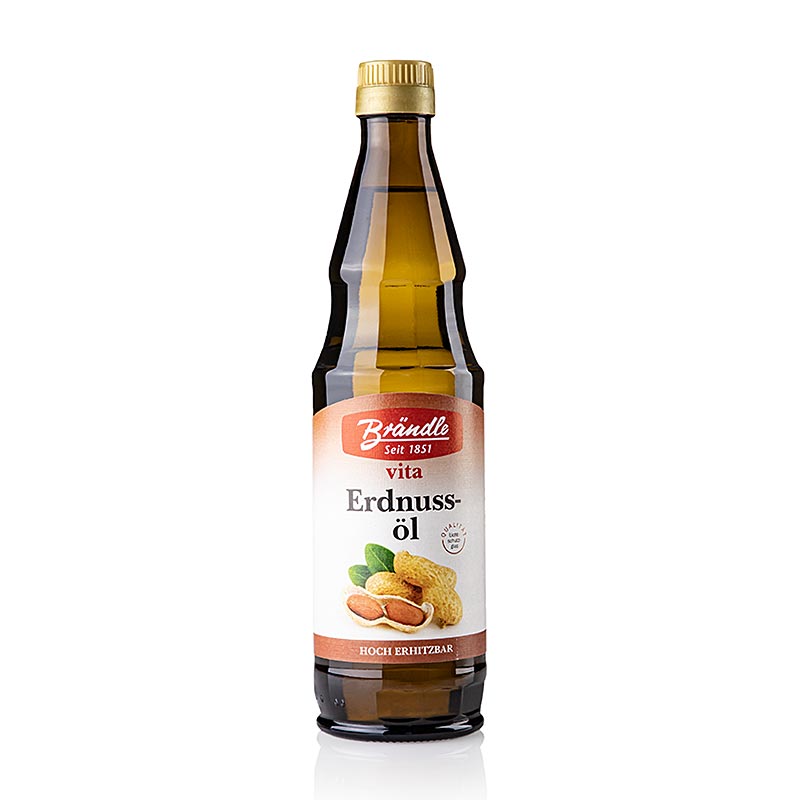 Olio di arachidi, raffinato, Brändle, 500 ml