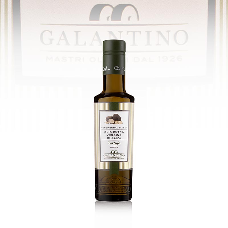 Olivenöl Extra Vergine mit Trüffel-Aroma, ideal zum Aromatisieren von verschiedenen Gerichten