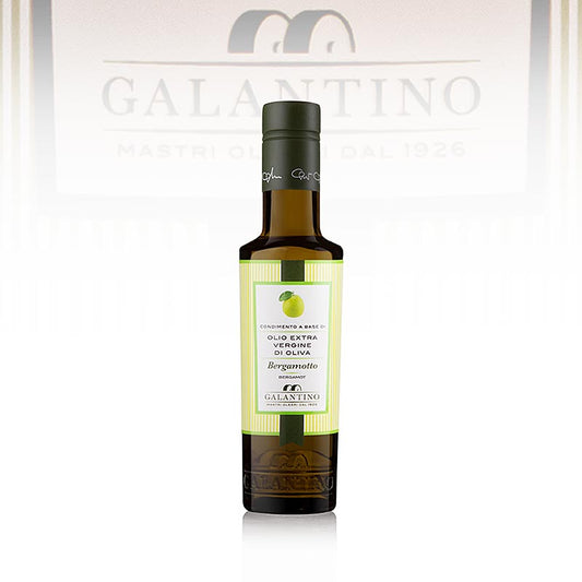 Natives Olivenöl Extra mit Bergamotte, 250 ml, ideal zum Aromatisieren von Fisch und Salaten, hochqualitatives Dressing ohne weitere Zusätze