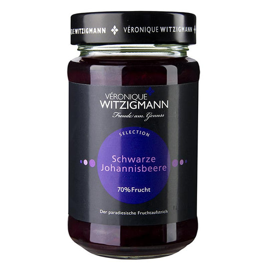 Schwarze Johannisbeere - Fruchtaufstrich, 225 g von Véronique Witzigmann: Handgekochter Aufstrich aus feinwürzigen Johannisbeeren und sorgfältig ausgewählten Zutaten