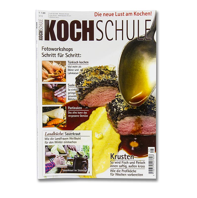 Kochschule - Die neue Lust am Kochen, Magazin, Ausgabe 05/12, 1 St - Hochwertige Delikatessen und Zutaten für Hobbyköche und Profis, um Gourmet-Kreationen zu verfeinern Entdecken Sie eine Welt voller kulinarischer Schätze in unserem Online-Shop