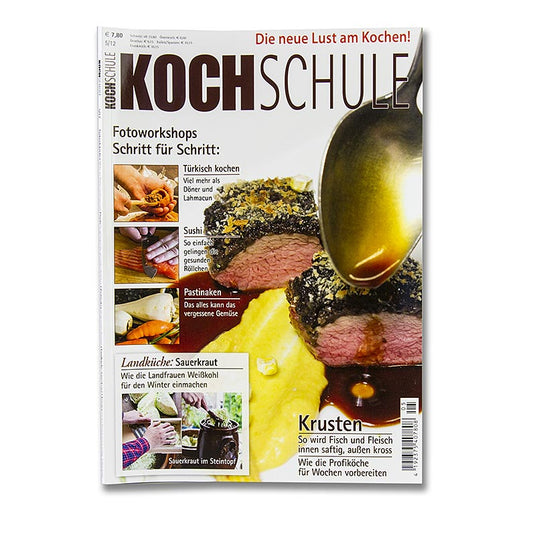 Kochschule - Die neue Lust am Kochen, Magazin, Ausgabe 05/12, 1 St - Hochwertige Delikatessen und Zutaten für Hobbyköche und Profis, um Gourmet-Kreationen zu verfeinern Entdecken Sie eine Welt voller kulinarischer Schätze in unserem Online-Shop