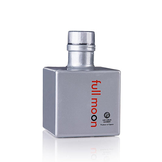 Balsamico Bianco Full Moon Gran Reserva, 12 Jahre, Pedro Ximénez, Pago Baldios, 200 ml - Natürlich gereifter Balsamico mit dichtem, bittersüßem Geschmack, empfohlen zu Salaten, Gazpachos, Meeresfrüchten, Käse, Früchten und Eiscremes