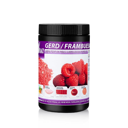 Sosa Pulver - Himbeer (37855), 300 g - Premium-Zutaten für Gastronomie und Konditorei aus Spanien, hergestellt von Sosa Ingredients SL