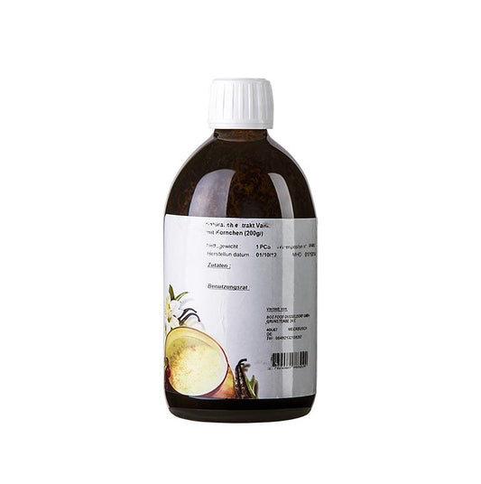 Bourbon-Vanille Extrakt aus Madagaskar, 500 g, mit intensivem Aroma für Süßspeisen und exotische Saucen