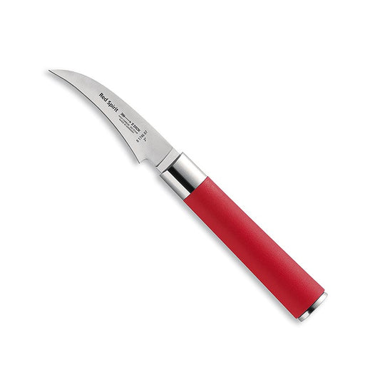Tourniermesser der Serie Red Spirit von DICK, 7cm, hergestellt mit asiatischer Handwerkskunst und deutscher Genauigkeit, ideal zum Schneiden und Putzen von Kartoffeln und Gemüse