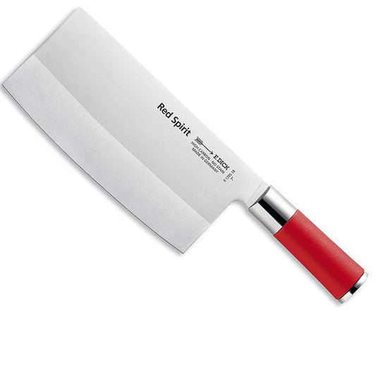 Chinesisches Kochmesser Chopping der Serie Red Spirit von DICK, 18cm, mit robuster Klinge für das Durchtrennen von großen Fleischstücken und Geflügel