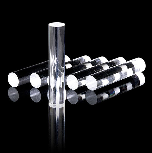 Fillini Maker Tiges en verre acrylique, ø 20mm, 105mm de haut, 6 pces