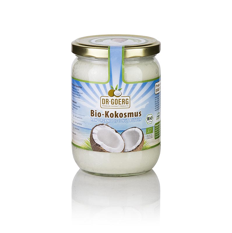 BIO Dr Goerg Kokosmus/-Püree, 500 g, aus sonnengereiften Kokosnüssen, ohne Zusatzstoffe