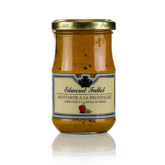 Senf mit Paprika und Knoblauch, scharf, 190 ml - Fallot provencale Produktbild