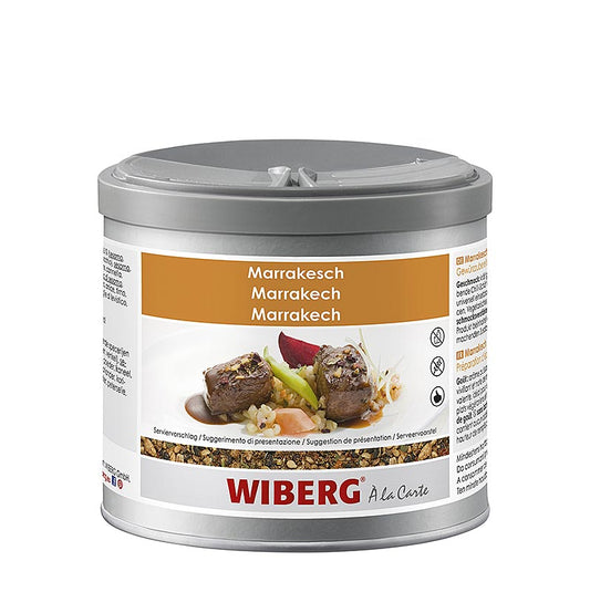 Gewürzmischung Wiberg Marrakesch Style mit gerösteten Gewürzen, 260 g - aromatische Würze für exotische Gerichte und orientalische Küche