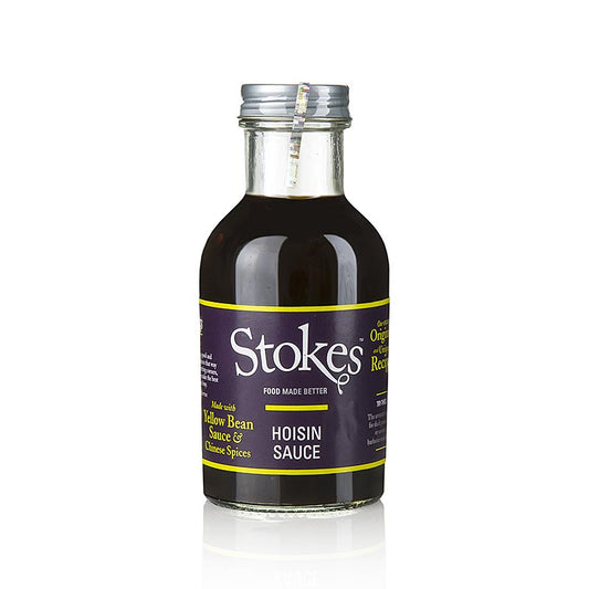 Stokes Hoisin Sauce, 256 ml - Kompromissloser Geschmack und höchste Qualität für die chinesische Küche, perfekt als Marinade oder Sauce für klassische Gerichte wie gebratene Ente, gegrilltes Fleisch und Seafood