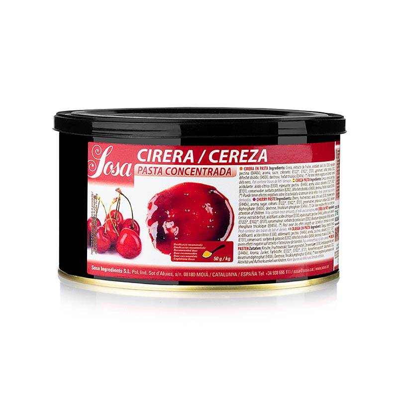 Kirsch Fruchtpaste von Sosa Teigwaren, perfekt für Desserts und Kuchen