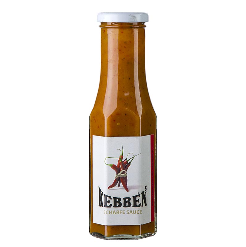 Flasche Kebben´s scharfe Grill Sauce (250 ml) mit DLG-preisgekrönten Zutaten
