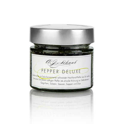 Poivre noir, fermenté au sel marin, concassé, PEPPER DELUXE, 100 g