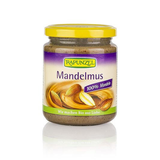 Bio Mandelmus von Rapunzel, vegan und vielseitig einsetzbar für Brot, Müsli, Gemüsegerichte, Dips, Saucen und Süßspeisen, 250 g