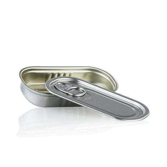 Sosa Dose mit Deckel zum Füllen, rechteckig 105x50x20 mm, 60 ml, Alu, säurebeständig, 1 St