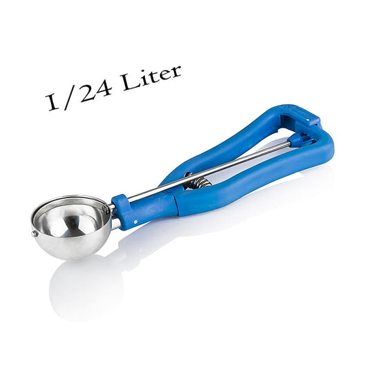 Eisportionierer Edelstahl mit Kunststoffgriff für Eis, Püree, Reis, 1/24 Liter, ø 51mm, 20cm lang