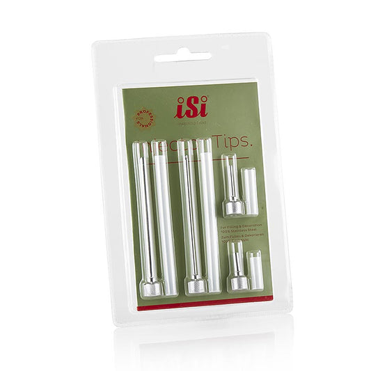 iSi - Accessorio per riempimento, 1 ago per tipo, ø 3+5 mm, lunghezza 2+9 cm, per il riempimento, 4 pezzi.