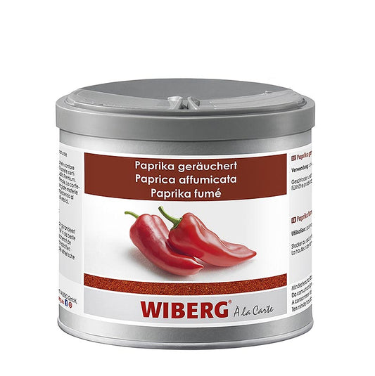 270 g Wiberg Paprika, geräuchert, mit angenehm-rauchigem und fruchtig-aromatischem Geschmack, ideal für Salate, Aufstriche, Suppen, Saucen, Fleisch, Geflügel, Wild, Fisch, Krustentiere, Wildgeflügel, Käse, Reis- und Nudelgerichte, Gemüse und Beilagen, entwickelt mit mehr Sorgfalt und Know-how, mehr Qualitätskontrollen und speziellem Frisch-Mahlverfahren von traditionsreichem Familienunternehmen WIBERG