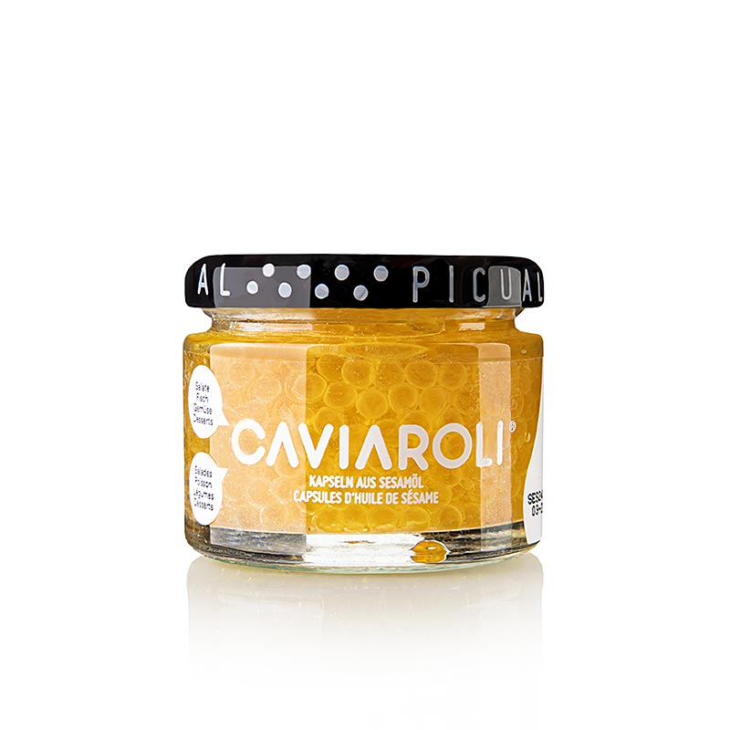Caviaroli® Caviar à l'huile, petites perles d'huile de sésame, 50 g