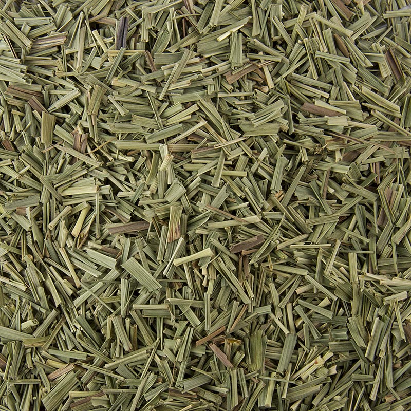 Getrocknetes und geschnittenes Zitronengras, 1 kg - beliebtes Gewürz in der südostasiatischen Küche mit sanftem zitronenähnlichem Aroma