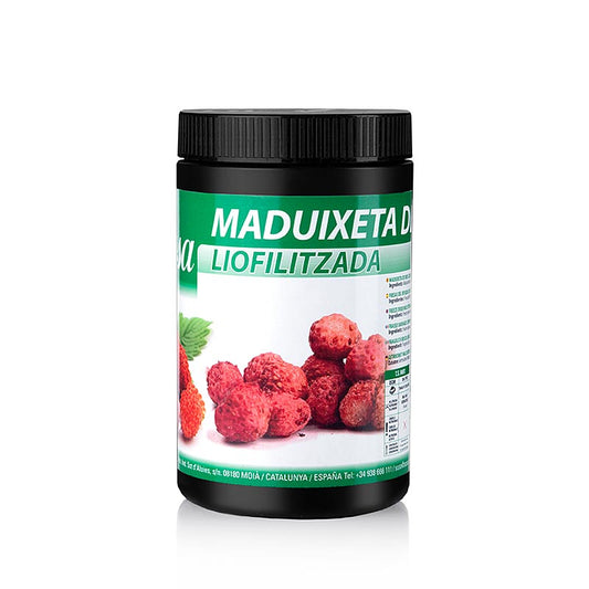 Gefriergetrocknete ganze Walderdbeeren von Sosa Ingredients SL, einem führenden Hersteller von Premium-Zutaten für Gastronomie und Konditorei in Spanien, mit Fokus auf Qualität, Technologie und Innovation