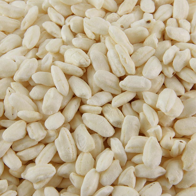 Bio-Puffreis, 250 g, ideal für die Zubereitung von Panaden, Desserts und knusprigem Gebäck, auch für herzhafte Gerichte geeignet