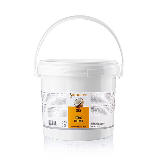 Kokosnuss-Paste von Dreidoppel, No 226, 5 kg - hochwertige Zutat für leckere Desserts und Backwaren