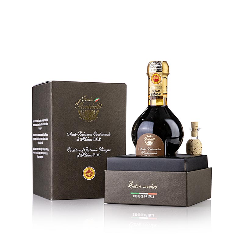 Aceto Balsamico Tradizionale di Modena DOP/gU, Extravecchio, 25 Jahre, 100 ml: Premium aged balsamic vinegar from Modena, Italy (English)