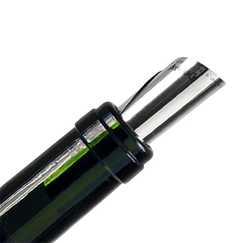 Drop Stop, Tropfenstopper für Weinflaschen, 2 St – Ein geniales Produkt, das verhindert, dass Tropfen auf das Tischtuch tropfen Stabile und wiederverwendbare Folie mit Edelstahl-Optik