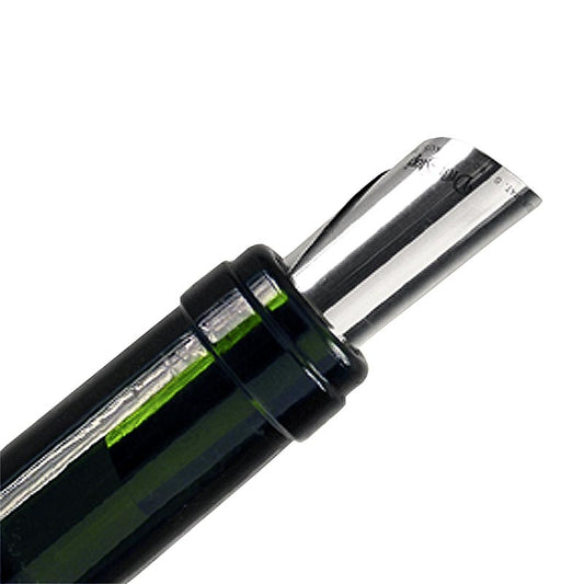 Drop Stop, Tropfenstopper für Weinflaschen, 2 St – Ein geniales Produkt, das verhindert, dass Tropfen auf das Tischtuch tropfen Stabile und wiederverwendbare Folie mit Edelstahl-Optik