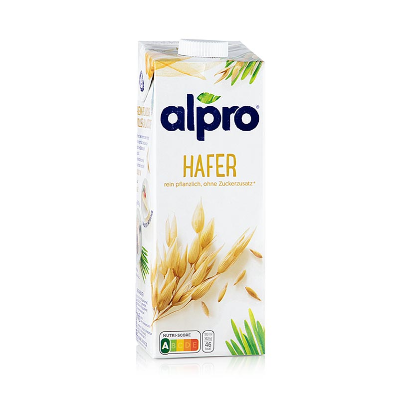 Originaler Haferdrink von alpro, 1 Liter - angenehm milder Geschmack, vielfältig in Kaffee, Kakao und Tee einsetzbar
