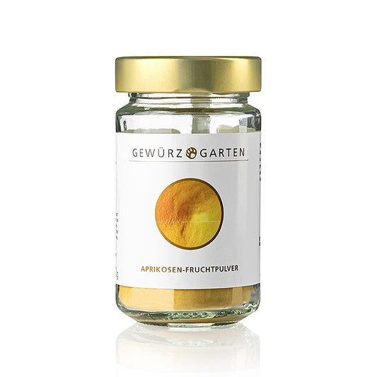 Fruchtpulver Gewürzgarten Aprikose, 120 g - Süß-fruchtiges Aroma für Biskuits, Milchprodukte, Mousse und Desserts Mit Maltodextrin als Trägerstoff Verleiht Geschmack und Farbe