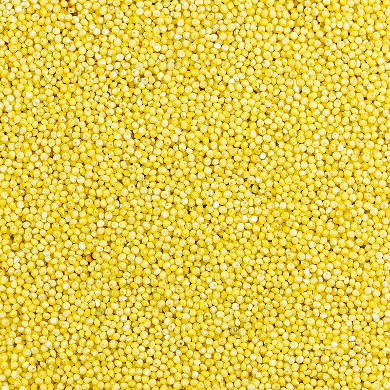 BIO Hirse, ganz, geschält, 1 kg - vielseitiges und gesundes Getreideprodukt für süße und herzhafte Gerichte, Suppen, Breie und Backwaren DE-ÖKO-001