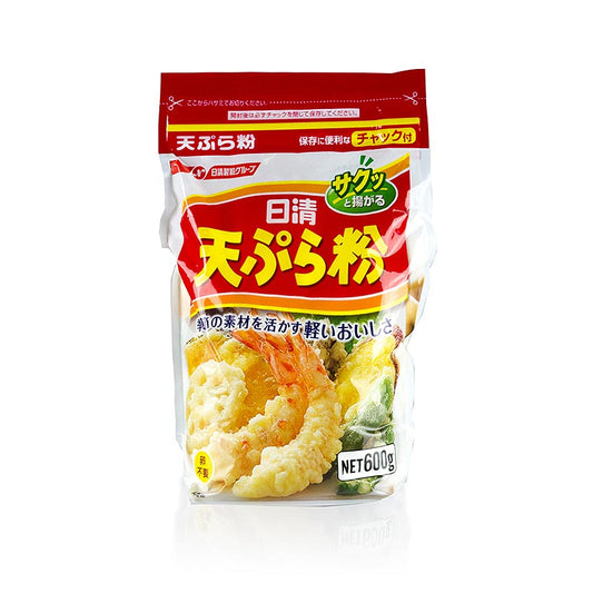 Teigmischung für Tempura, eine japanische Spezialität zum Panieren von Gemüse und Fisch, 600 g
