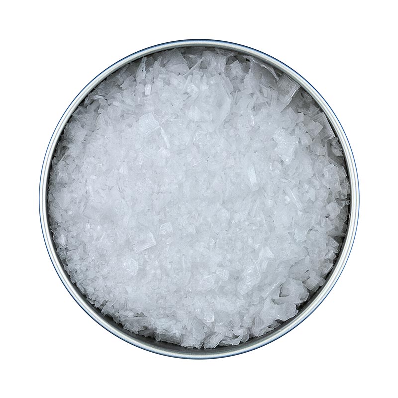 Jozo Gourmetsalz Flakes - Meersalz Flocken, Altes Gewürzamt, 100 g, natürliche, gewachsene Meersalzkristalle aus Dänemark, zum Würzen von Speisen, frischem Brot und Olivenöl, mit köstlichem, mildem Geschmack