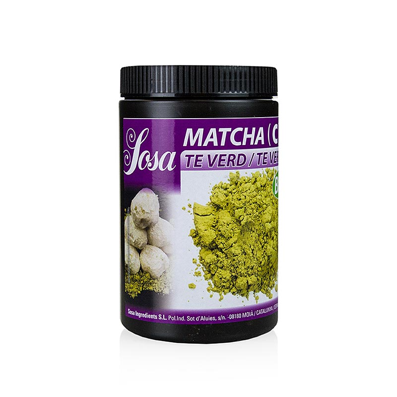Sosa Matcha Tee Pulver (grüner Tee), BIO, 350 g - Feinste Bio-Qualität für Teerituale, reich an Antioxidantien und ideal für Tees, Smoothies und Desserts Erhältlich in der Schweiz