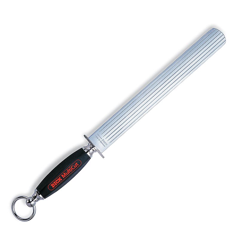 Multicut-Reibstahl von DICK, 28 cm, aus hochwertigem Spezialstahlguss, ergonomisches Design, fein geschliffene Kante für scharfe und gut gepflegte Messer
