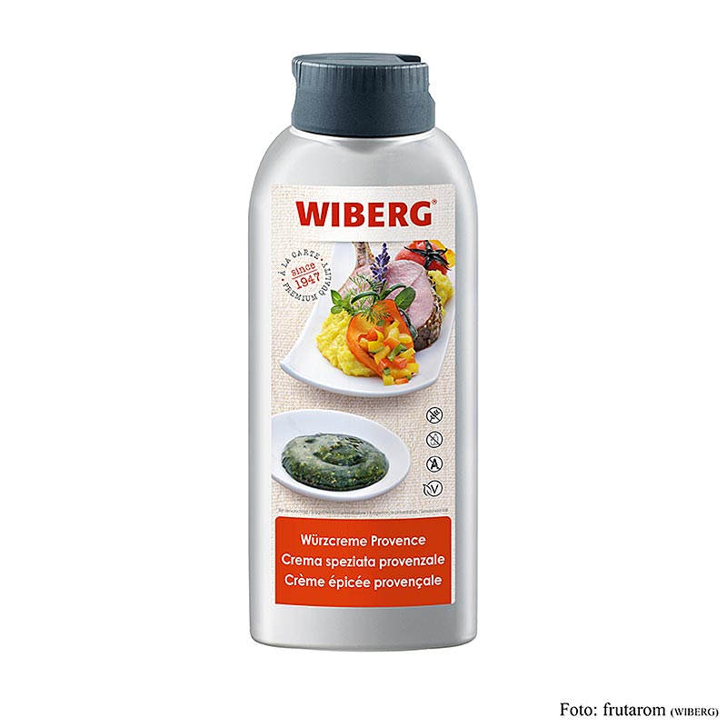 Wiberg Würzcreme provenzalischer Art, zum Marinieren & Verfeinern, 750 g - Natürliche Zutaten ohne Geschmacksverstärker, Konservierungs- und Farbstoffe, ideal zum Marinieren von Kurzgebratenem, Grilladen, Braten und Ragouts