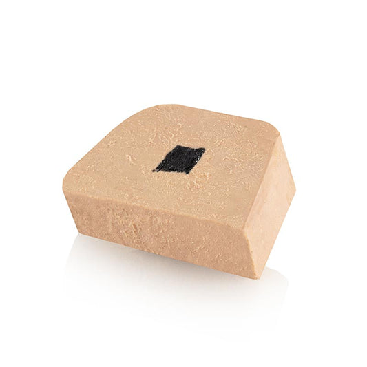 Gänsestopfleberblock mit Stücken, 3% Trüffel, Foie Gras, Trapez, Rougié, 500 g - hochwertiges Produkt mit ganzen Stopfleberstücken, delikater Note, Französischen Winteredeltrüffeln, traditionelle Trapezform