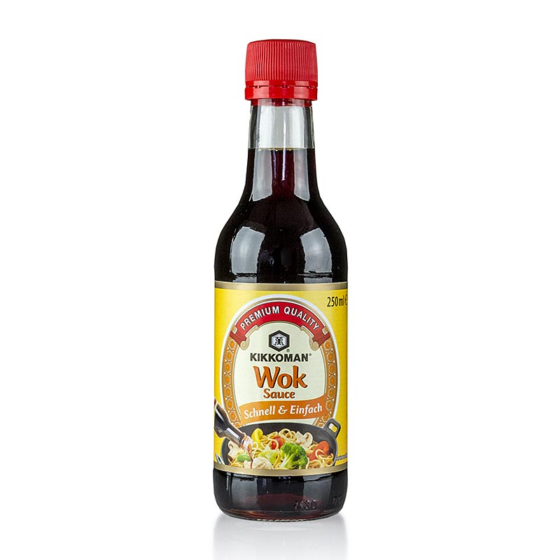 Wok Sauce von Kikkoman, 250 g - Aromatisch-süße Sauce für köstliche asiatische Wok-Gerichte