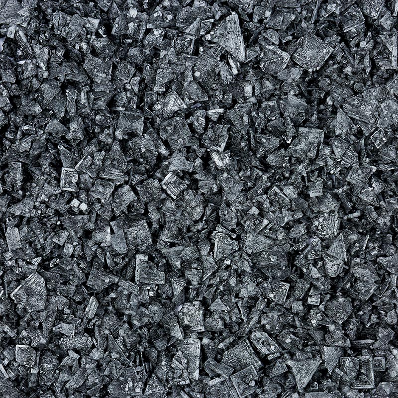 Sale decorativo nero a forma di piramide, Petros, Cipro, 100 g