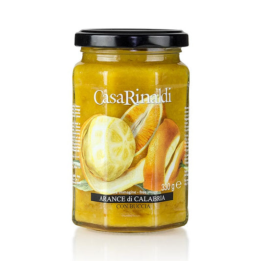 Orangen Fruchtaufstrich, Casa Rinaldi, Italien, 330 g - Köstliche italienische Paste aus reifen Orangen zur Verfeinerung von Desserts und Getränken