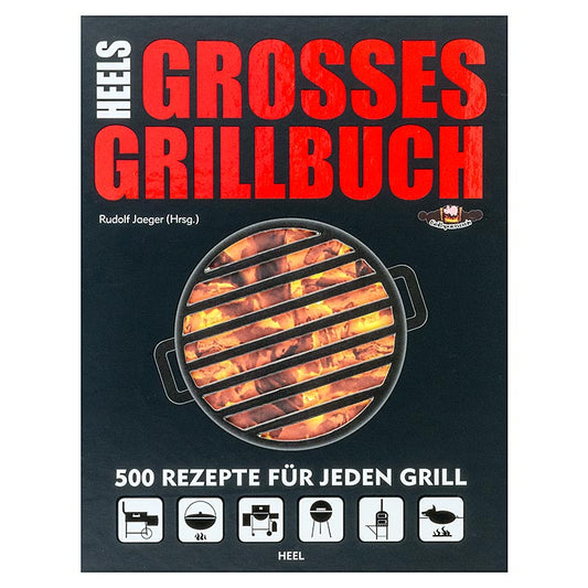 Il grande libro del barbecue di Heel, 500 ricette per ogni tipo di barbecue, Rudolf Jaeger, 1 copia