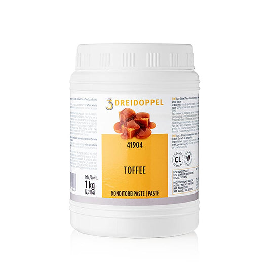 Aromatische Toffee-Paste, Dreidoppel No419, 1 kg für Cremes, Eis, Desserts und Gebäcke geeignet