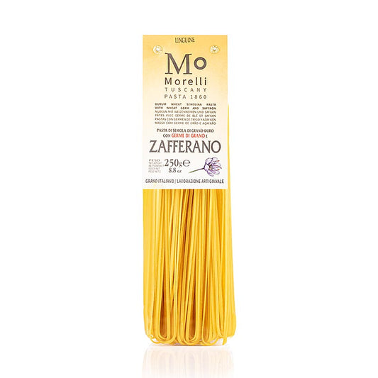 Morelli 1860 Linguine, mit Safran & Weizenkeimen, 250 g