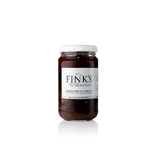 Fink's Delikatessen - Essigzwetschken, mit steirischen Hauszwetschken, 220 g