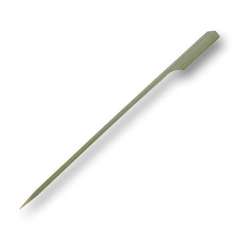 Bambus-Spieße mit Blattende, 18cm lang, 100 Stück, ideal für Saté-Spieße